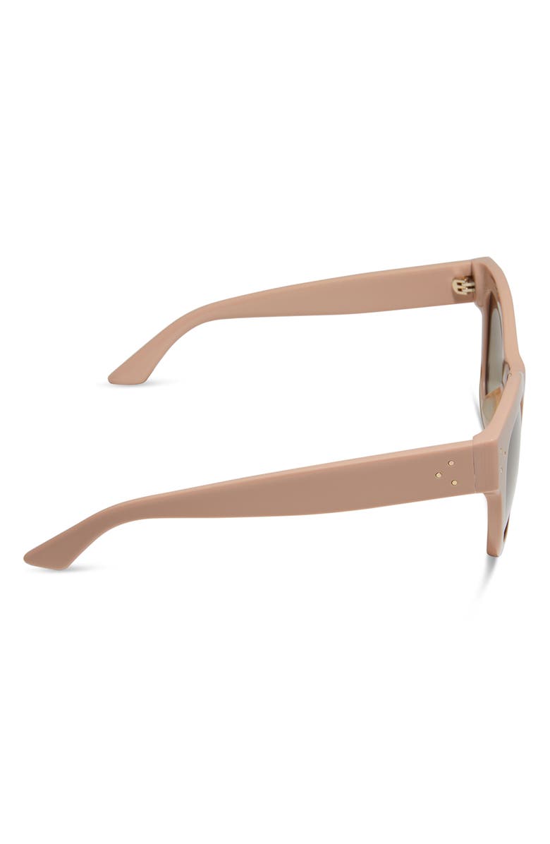 DIFF Eva 53mm Gradient Cat Eye Sunglasses, Alternate, color, Nude Brown Gradient