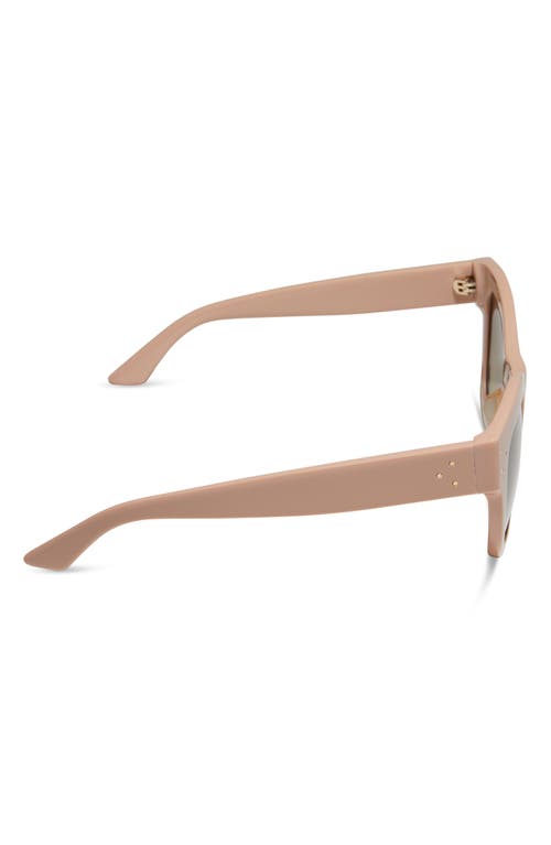 Diff Eva 53mm Gradient Cat Eye Sunglasses In Brown