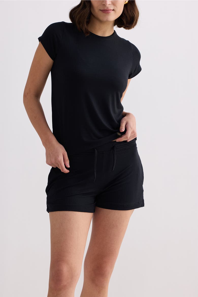Essential Short Sleeve Tee, Alternate, color, Black