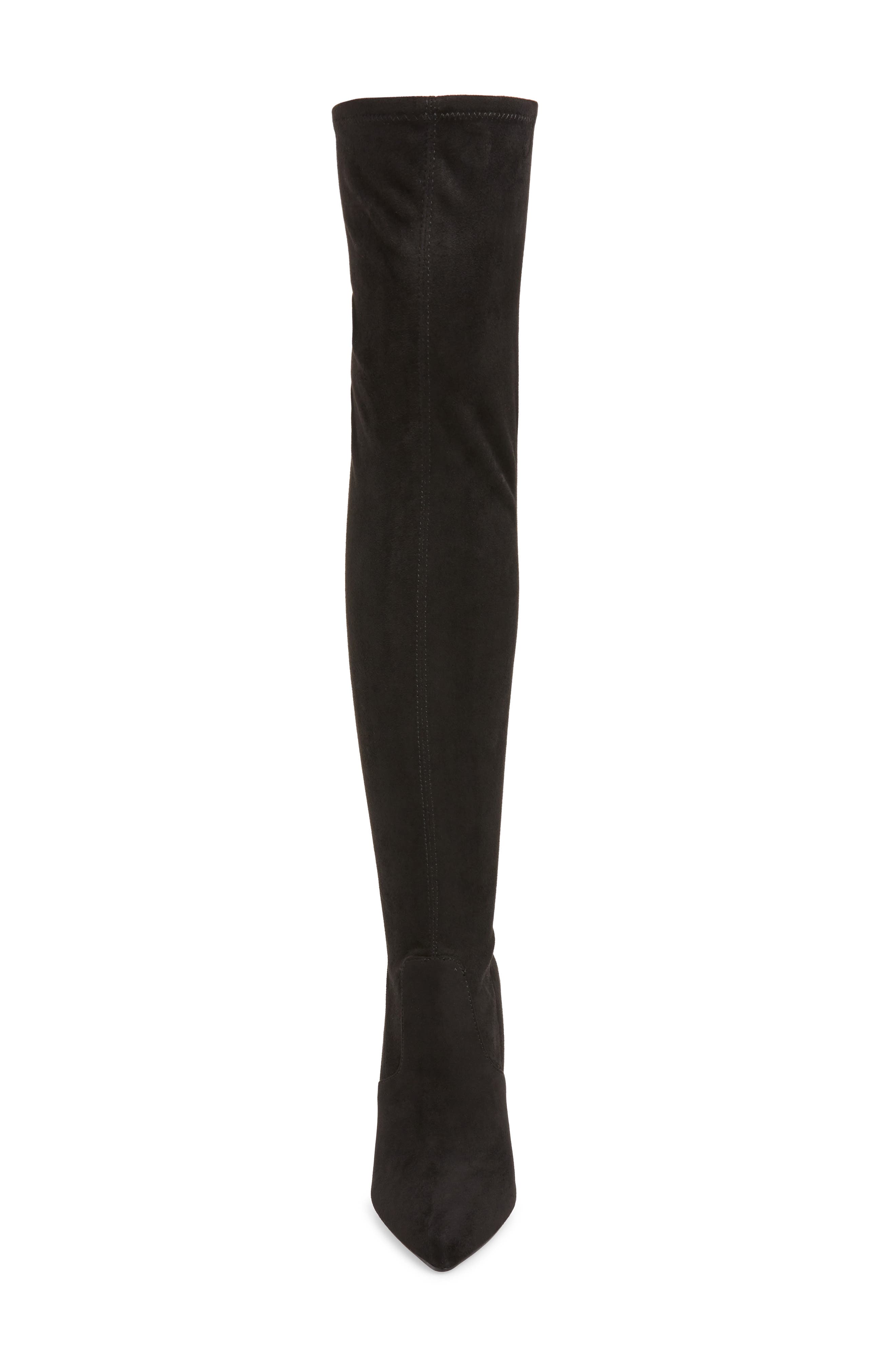 Devine Over the Knee Boot, Alternate, color, BLACK SUEDE