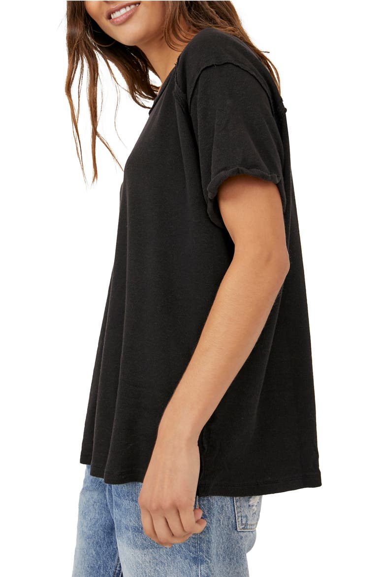Boyfriend T-Shirt, Alternate, color, BLACK