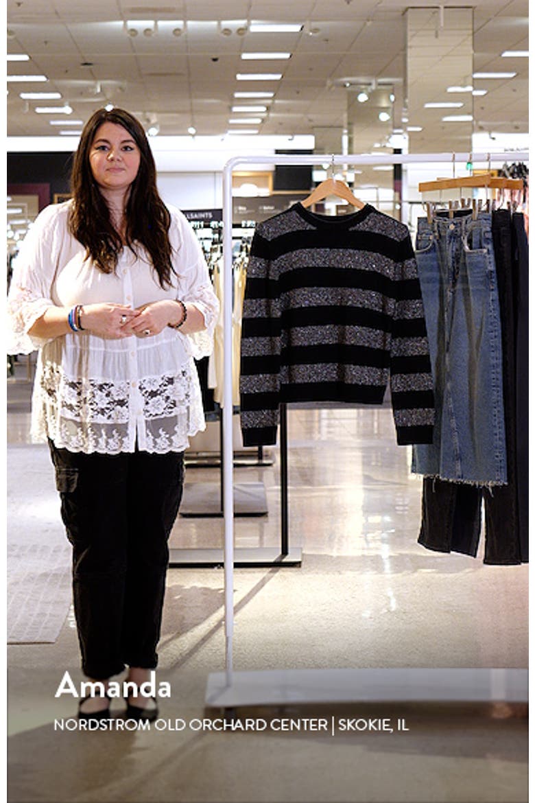 Metallic Stripe Sweater video