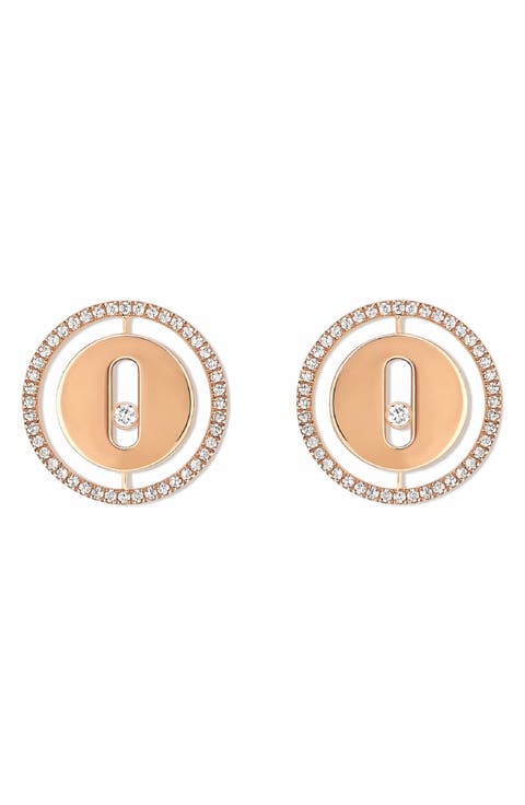 Lucky Move Diamond Stud Earrings