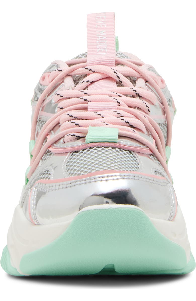 Steve Madden Kids' Jkey Sneaker, Alternate, color, Mint Multi