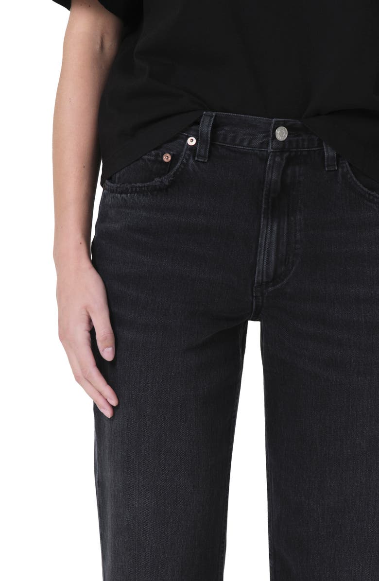 AGOLDE Valen High Waist Organic Cotton Ankle Straight Leg Jeans, Alternate, color, 