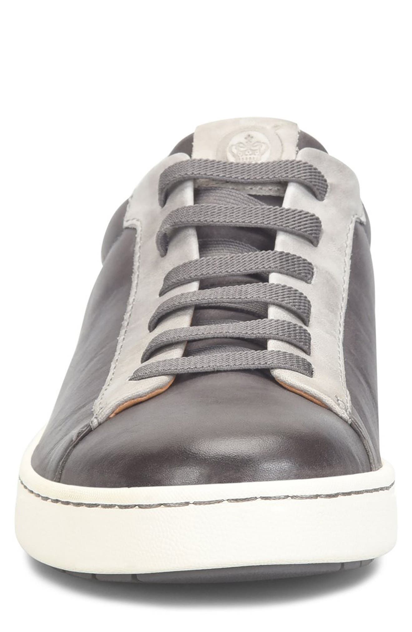 Børn Allegheny Sneaker, Alternate, color, Grey/ Light Grey Leather