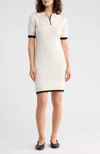 Trim Polo Dress
