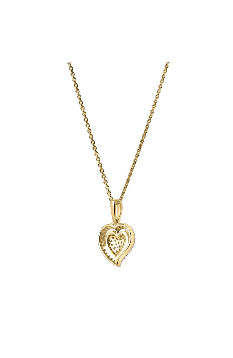LuvMyJewelry Maeve Diamond Pave Heart Pendant in 14K Gold, Alternate, color, 14K Yellow Gold