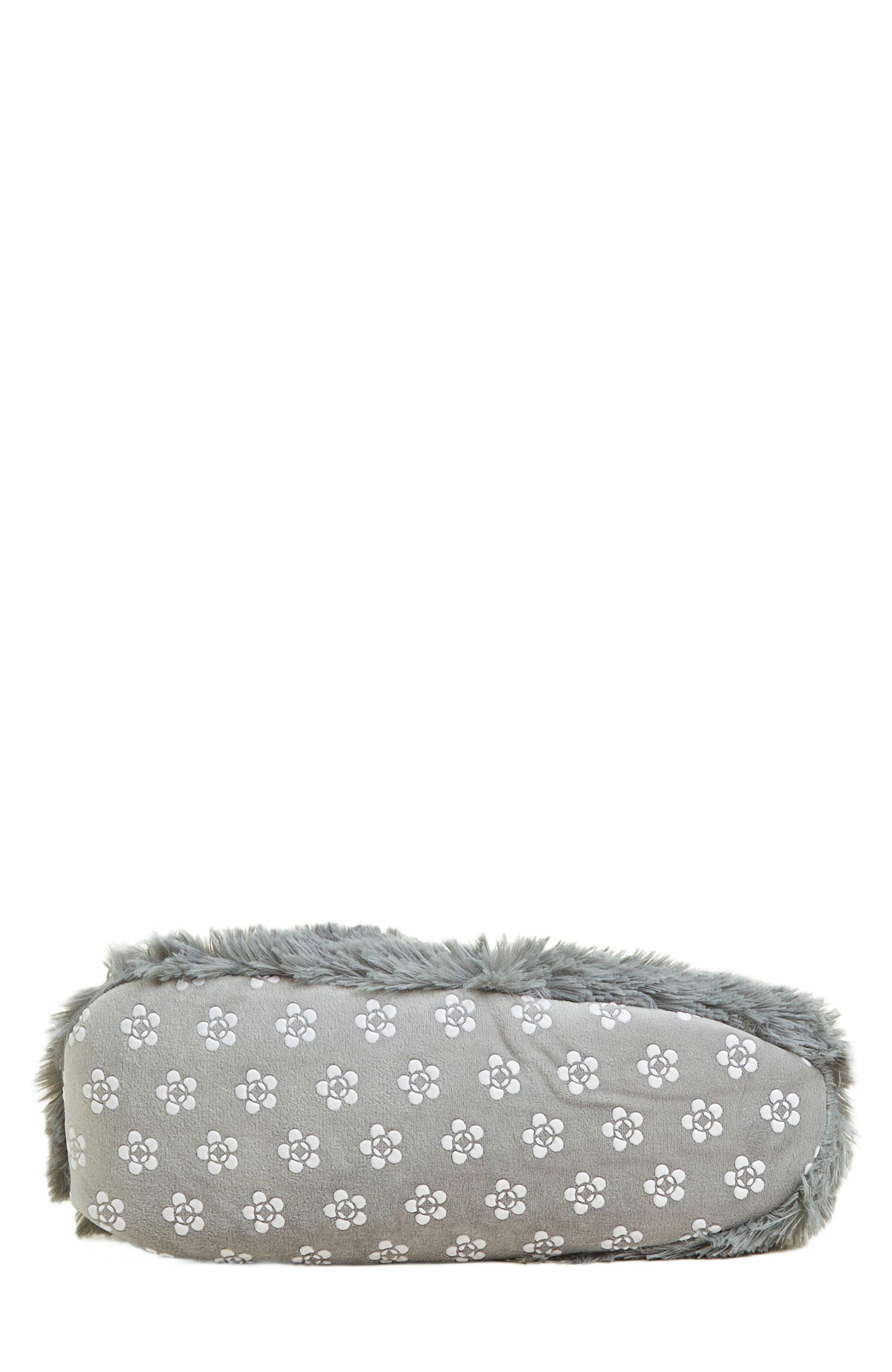 Warmies Plush Slippers, Alternate, color, Gray