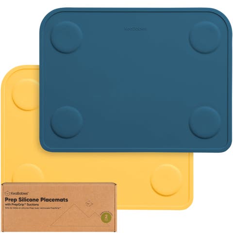 2-Pack Prep Silicone Placemats