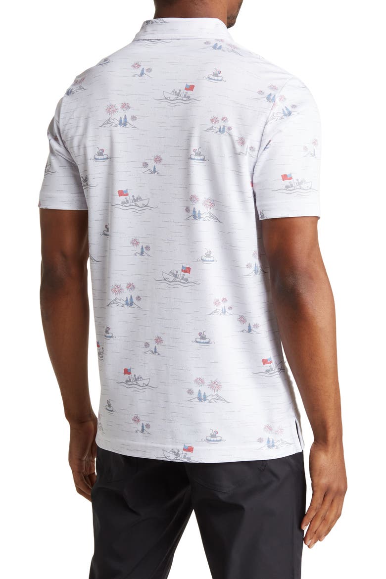 Lake Break Polo, Alternate, color, WHITE