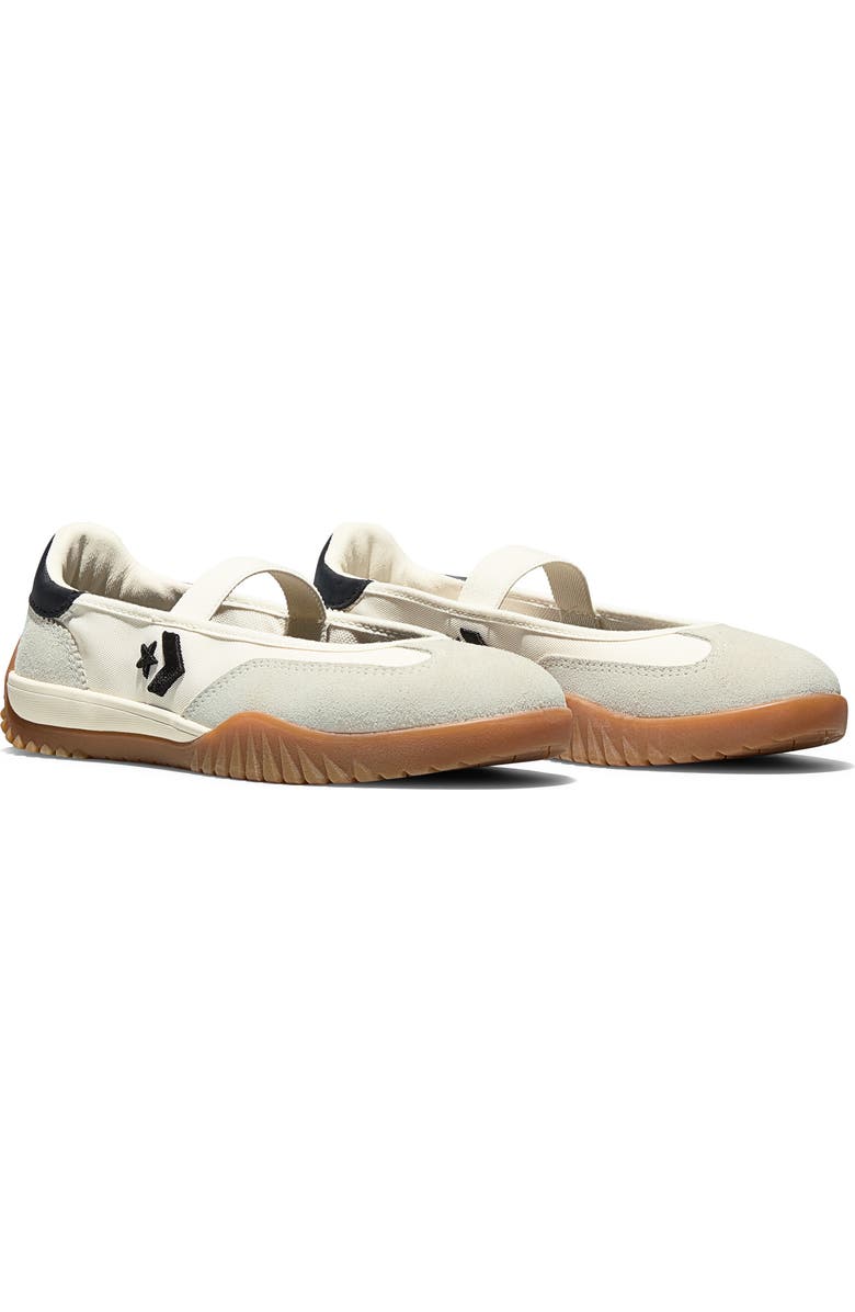 Converse Gender Inclusive Run Star Trainer Ballet Flat, Main, color, Egret/ Black/ Gum