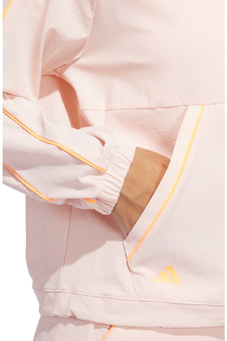 Ultimate365 Seersucker Quarter-Zip Pullover, Alternate, color, BLUSH PINK