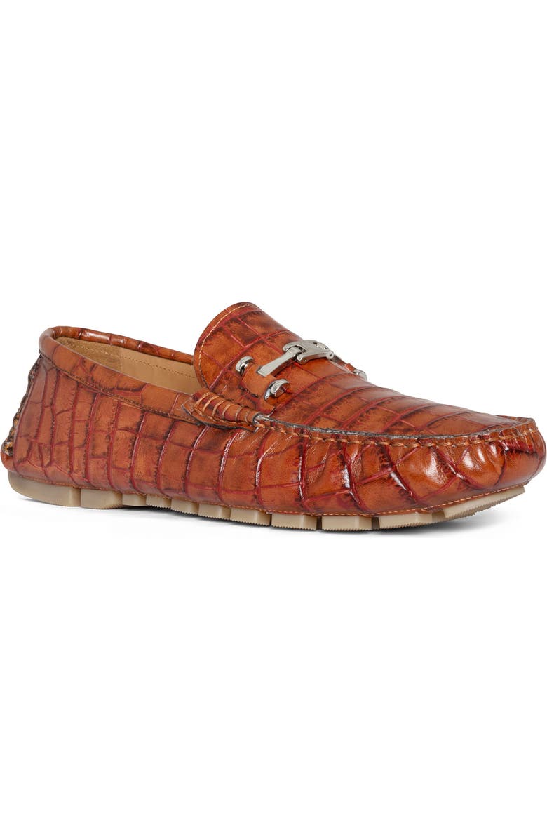 Donald Pliner Basilio Driving Shoe, Main, color, Cognac