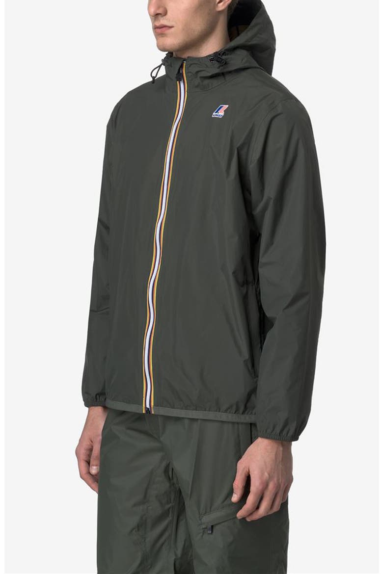 Le Vrai 4.0 Claude Water Repellent Jacket, Alternate, color, GREEN BLACKISH