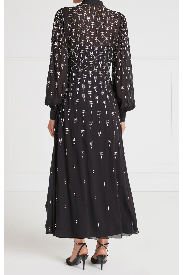 Gallantry Gown, Alternate, color, Black