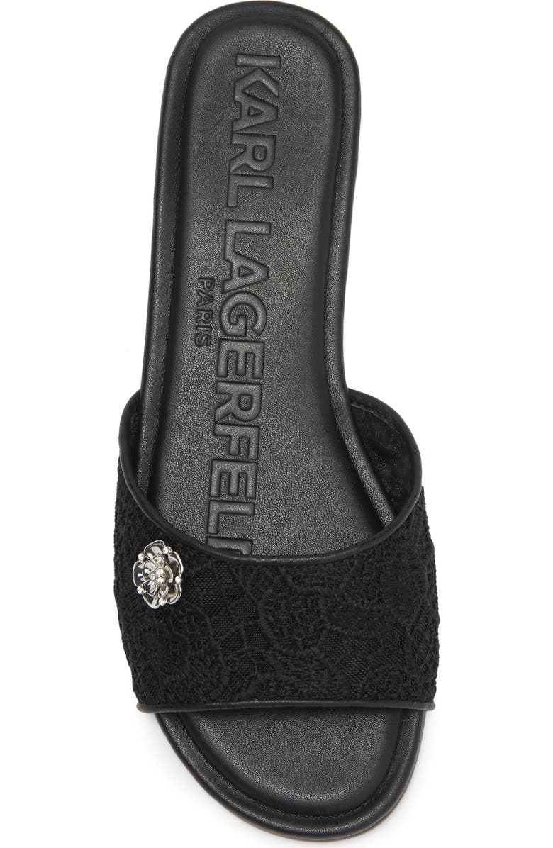 KARL LAGERFELD PARIS Celin Slide Sandal, Alternate, color,