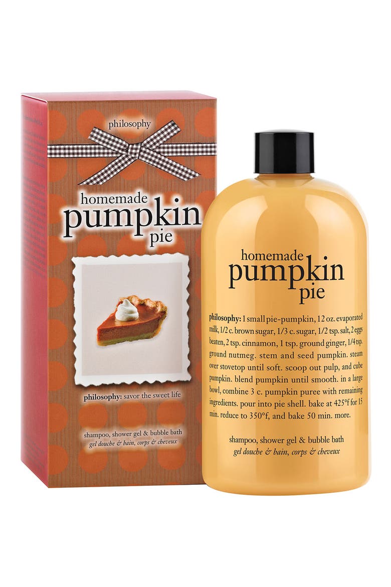 'homemade pumpkin pie' shampoo, shower gel & bubble bath, Main, color, NO COLOR