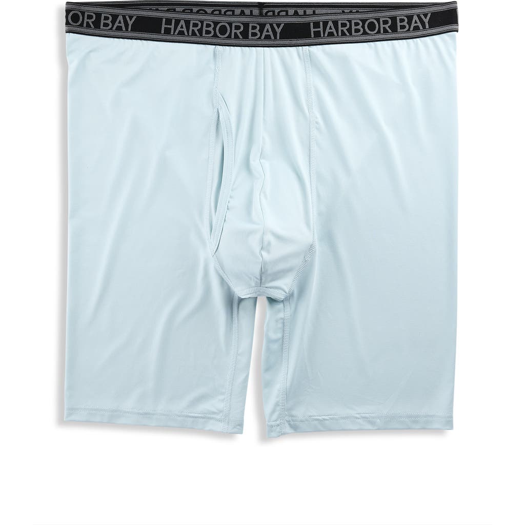 Harbor Bay By Dxl Performance Solid Boxer Brief In Winter Sky