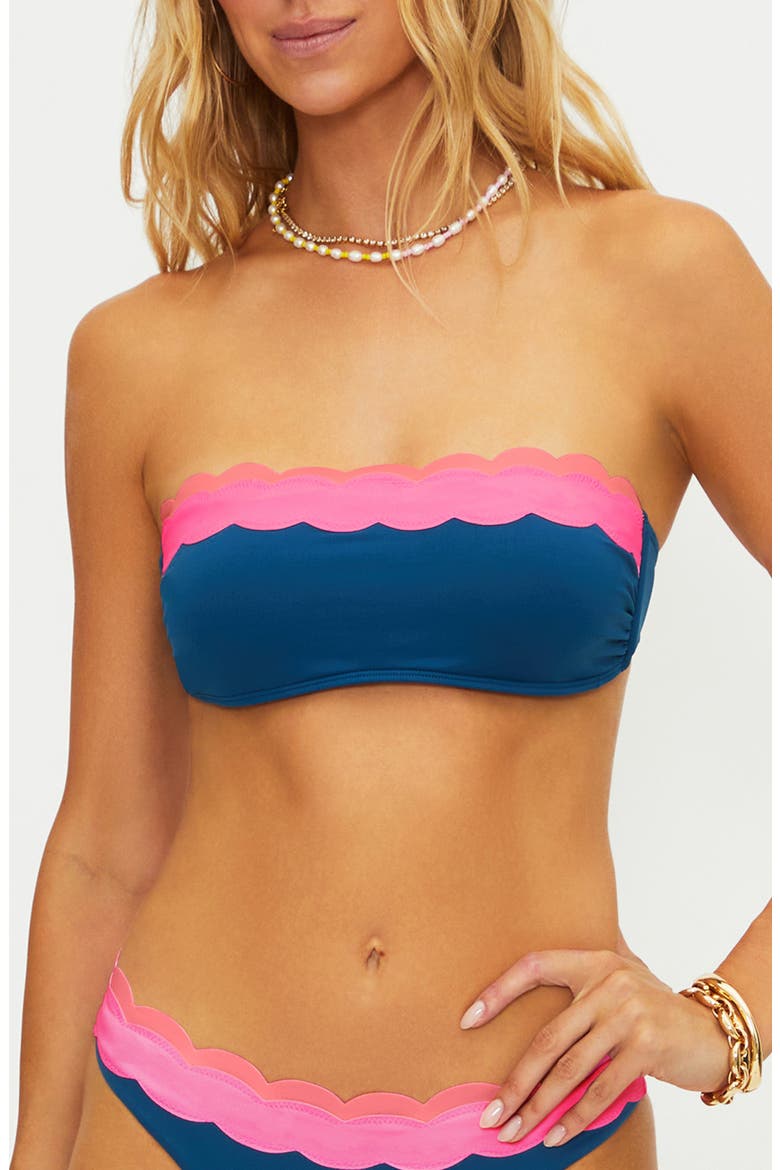 Sybil Scallop Colorblock Bikini Top, Main, color, SEASHELL ISLE COLORBLOCK