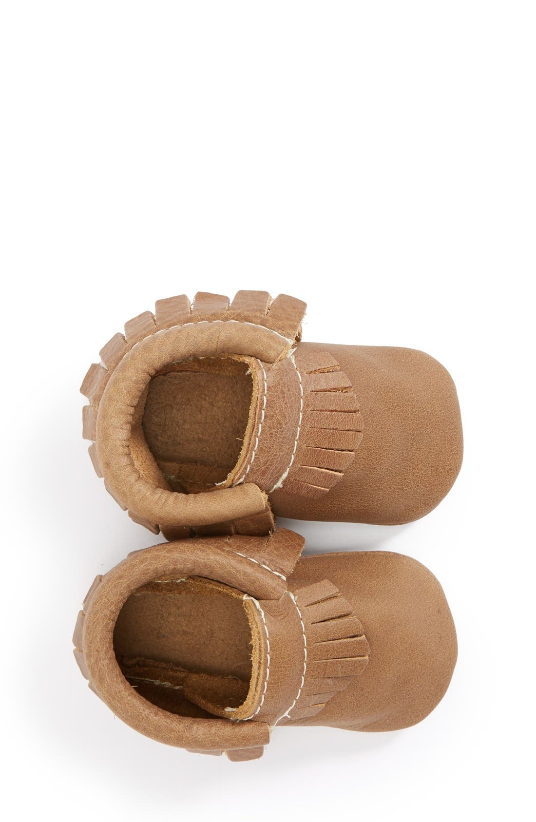 Leather Moccasin, Alternate, color, WEATHERED BROWN