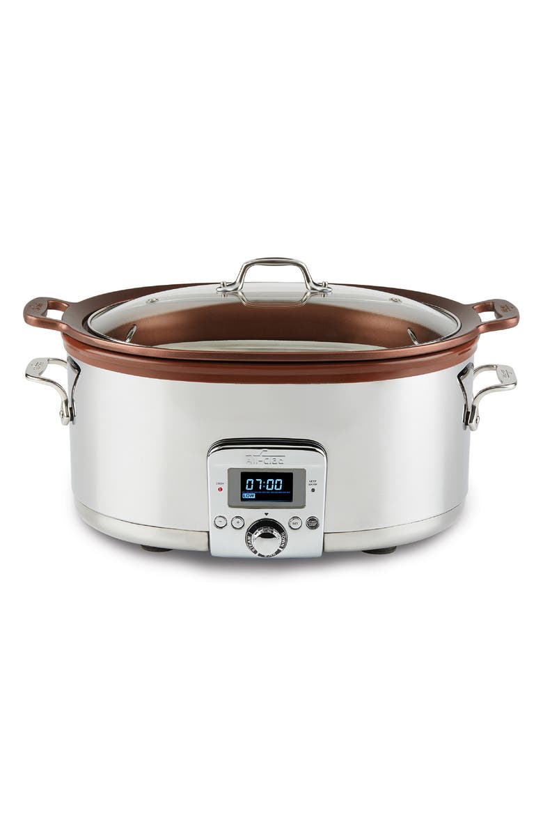 All-Clad Gourmet 7-Quart Slow Cooker, Main, color,