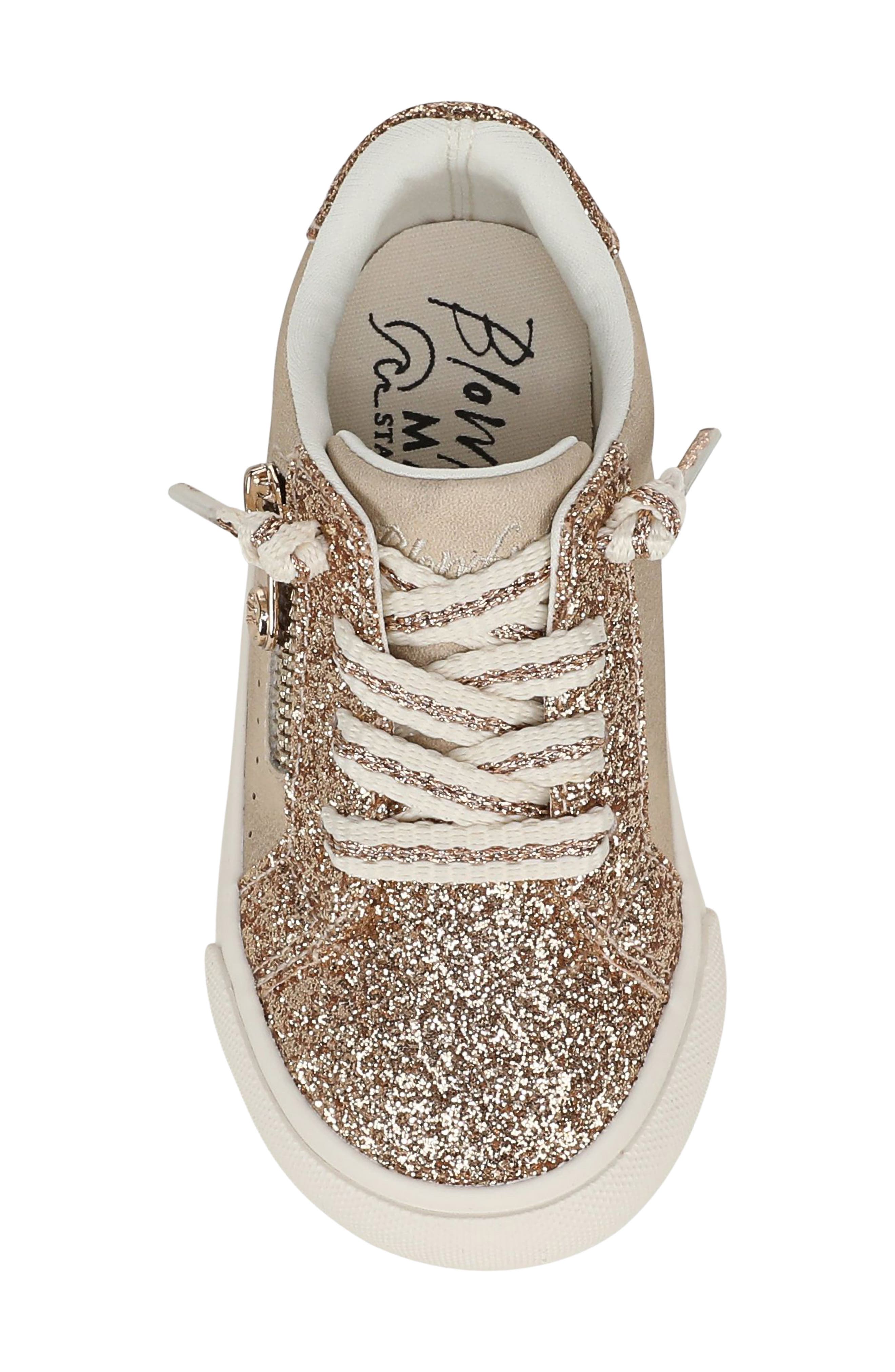 Kids' Perfect T Glitter Sneaker, Alternate, color, GOLD