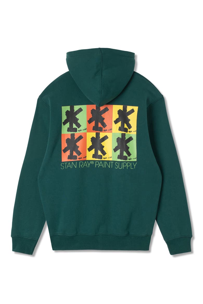 STAN RAY Brush Squares Graphic Zip Hoodie (Men) | Nordstrom