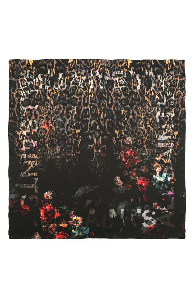 AllSaints Charm Jinx Mix Square Scarf, Alternate, color,