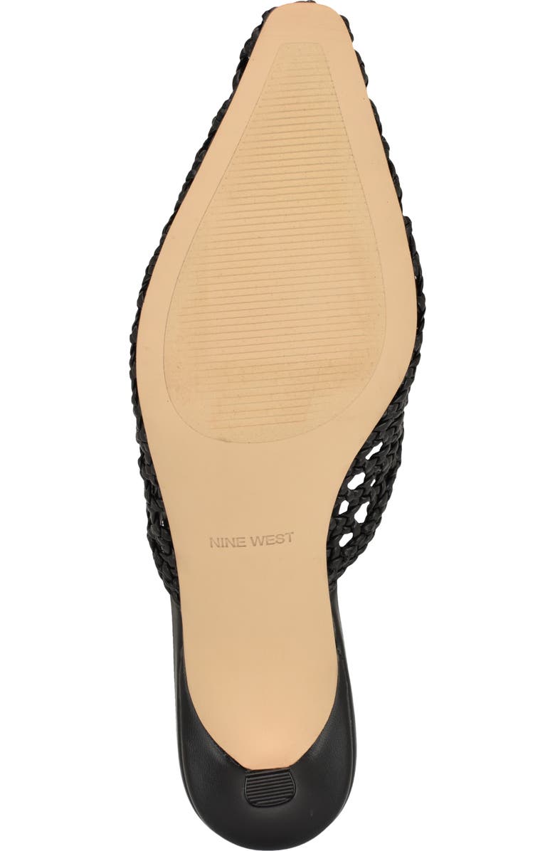 Nine West Camenlaw Woven Mule, Alternate, color, Black