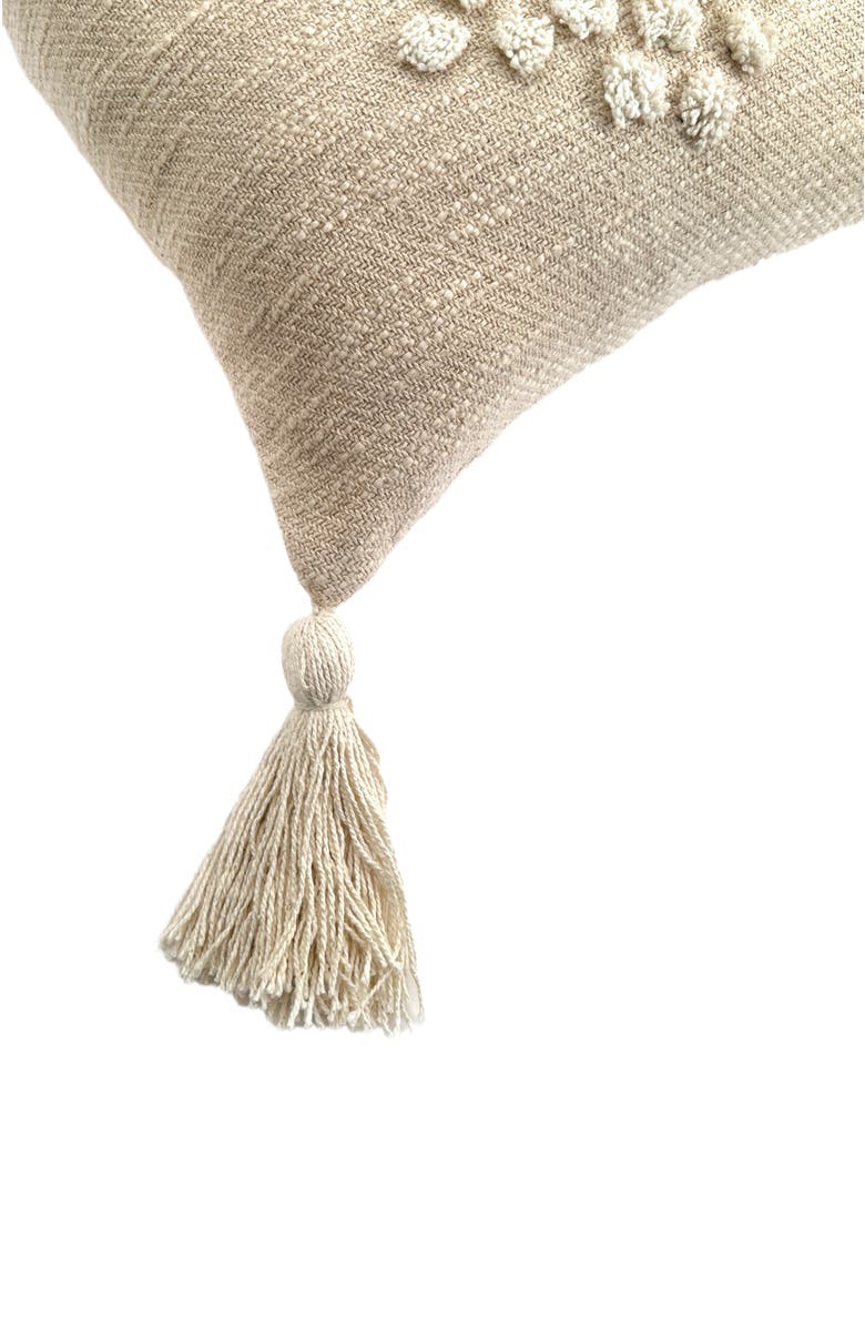 Bit of Meraki Viha Throw Pillow - Cover, Alternate, color, Natural