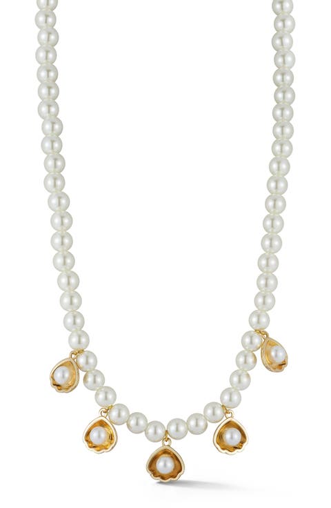 Faux Pearl Necklace
