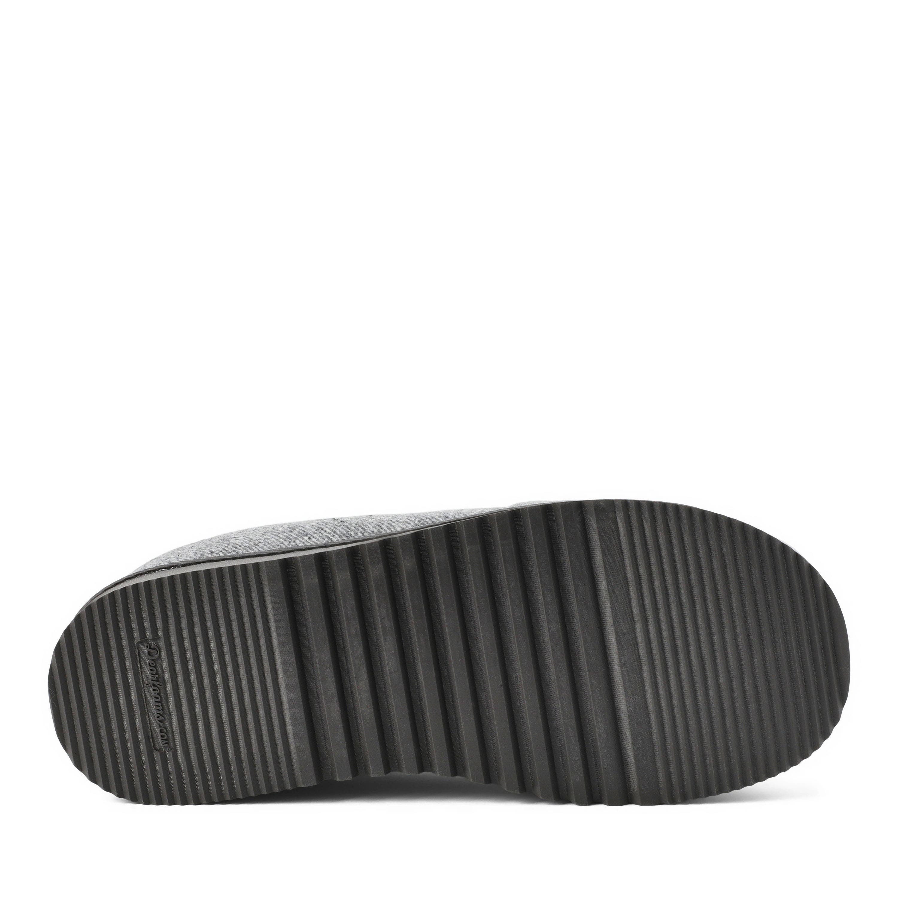 Aldan Notch Clog Slippers, Alternate, color, HEATHER GREY