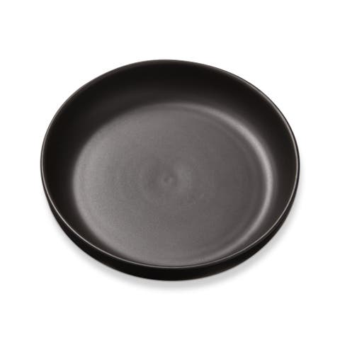 Logan Stoneware Dinner Serving Bowl Dishwasher Safe Black