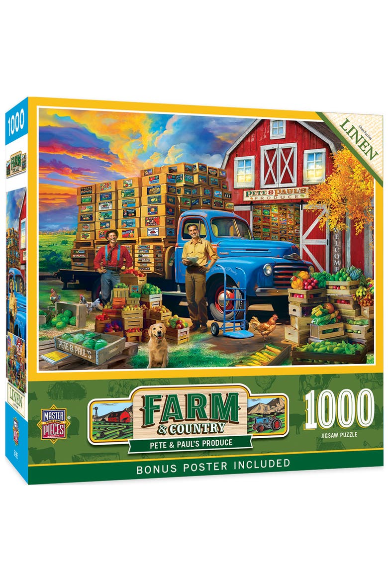 Pete & Paul's Produce 1000 Piece Puzzle, Main, color, Multicolor