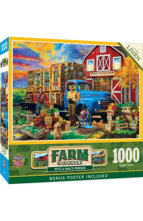 Pete & Paul's Produce 1000 Piece Puzzle