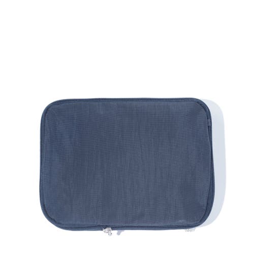 Baggallini 2 Medium / 1 Large Compression Packing Cubes Travel Set In French Navy