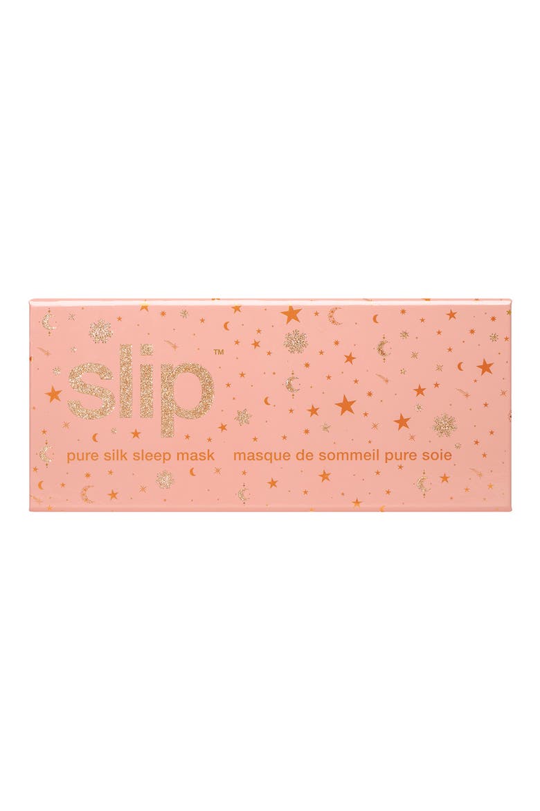 Black Pure Silk Sleep Mask (Limited Edition), Alternate, color, PINK