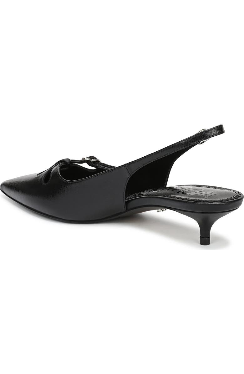 Sam Edelman Fauna Kitten Heel Slingback Pump, Alternate, color, Black