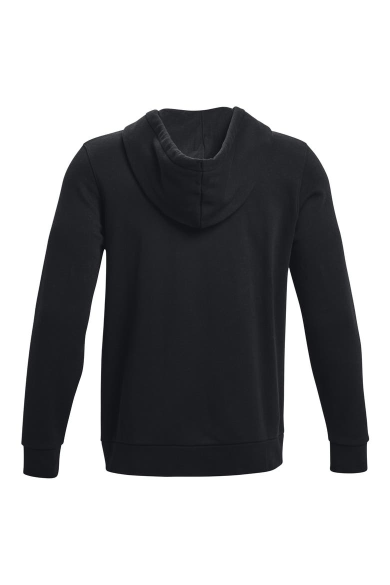 Icon Fleece Zip Hoodie, Alternate, color, BLACK