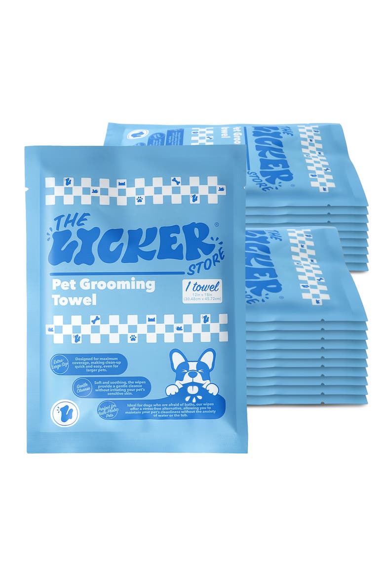 Dog Bath and Grooming Towels - Soft & Ultra-Absorbent, Main, color, 20 Count