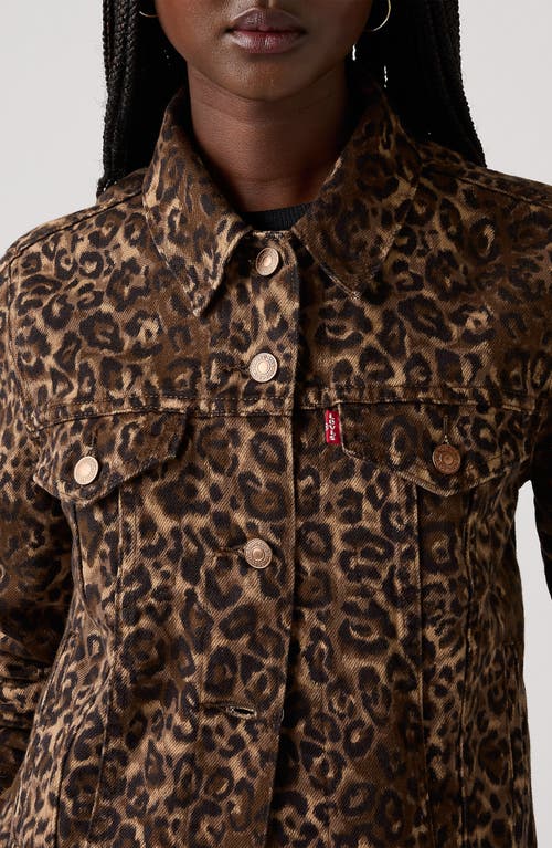 Levi's Original Trucker Jacket In Animal Print