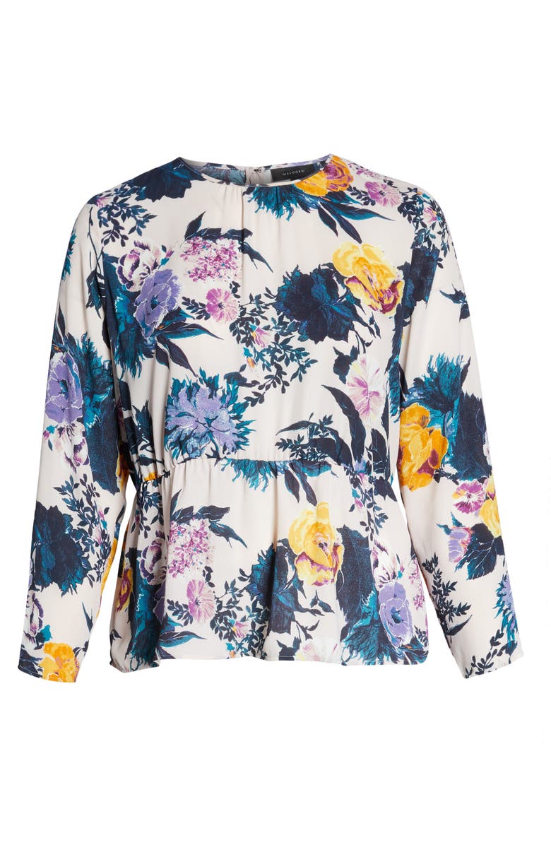 Halogen<sup>®</sup> Cinched Waist Blouse, Alternate, color, 