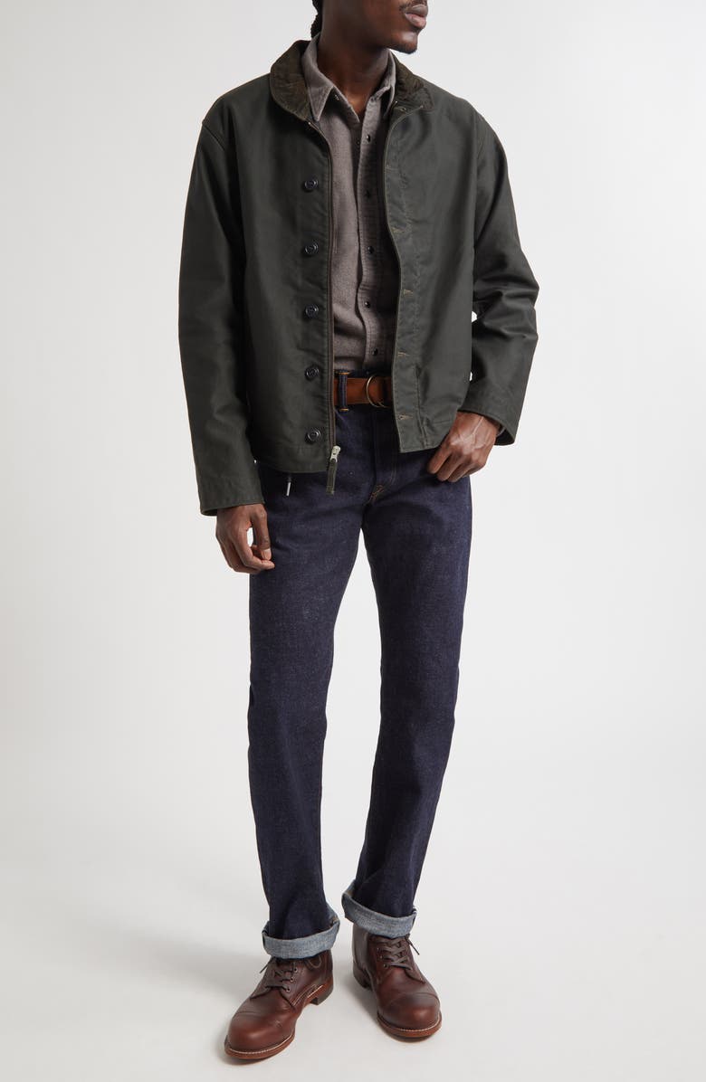 Jungle Cloth Bower Corduroy Collar Deck Jacket
