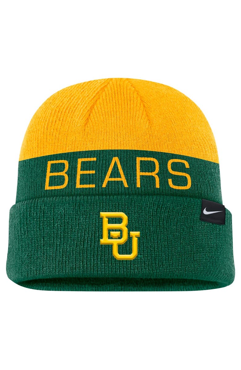Nike Men's Nike Green Baylor Bears Terra Cuffed Knit Hat, Main, color, Green