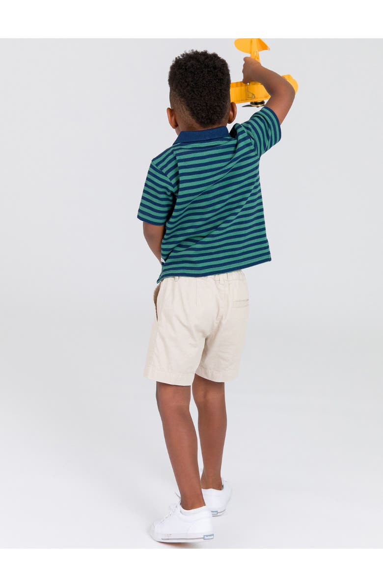 RuffleButts Boys Pique Short Sleeve Polo Shirt, Alternate, color, 