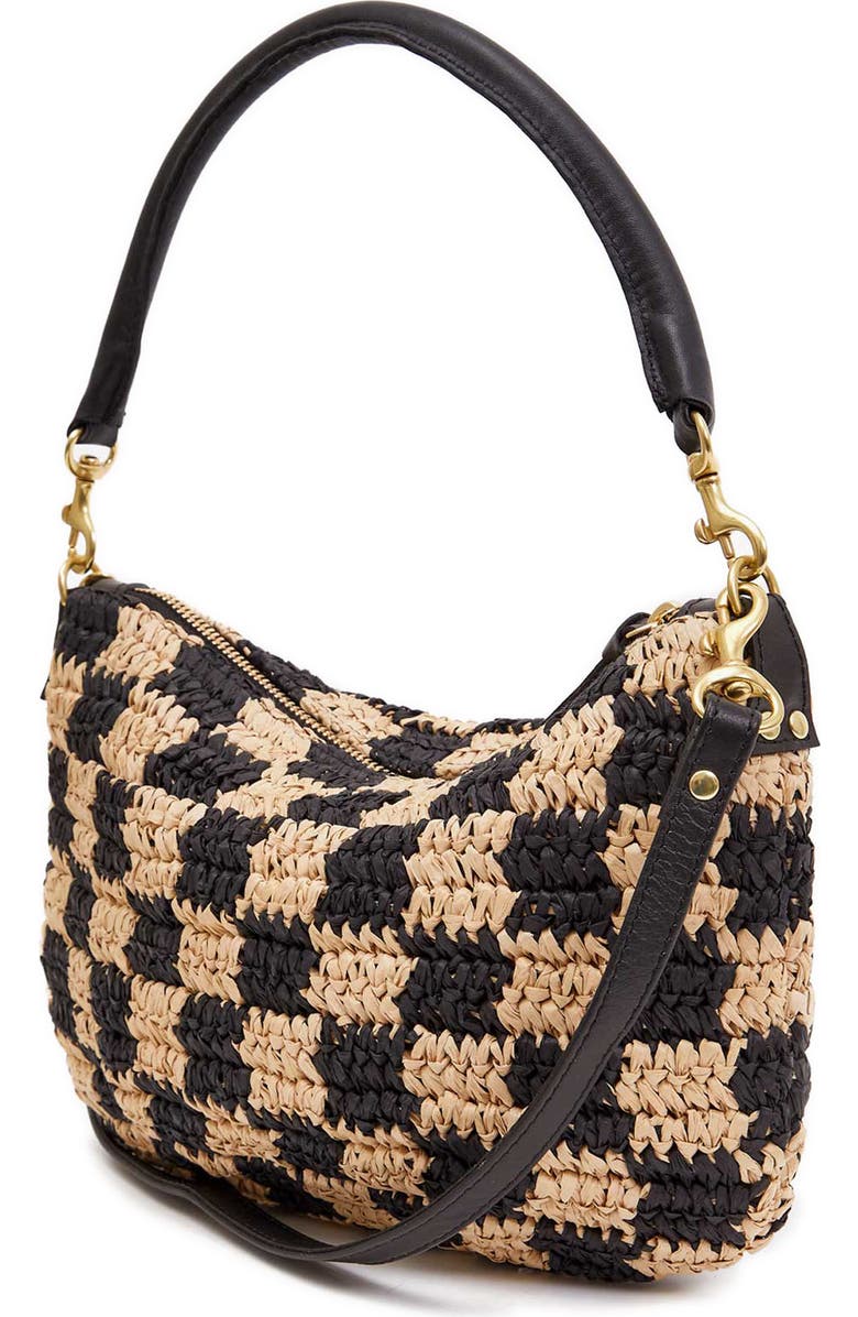 Clare V. Petit Moyen Leather Messenger Bag, Alternate, color,