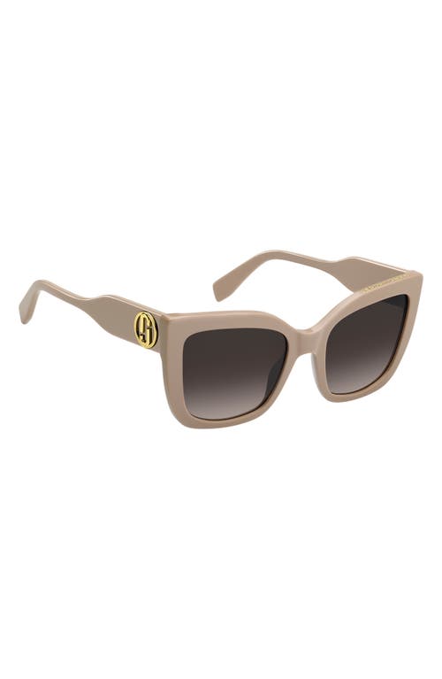 Marc Jacobs 54mm Gradient Cat Eye Sunglasses In Brown