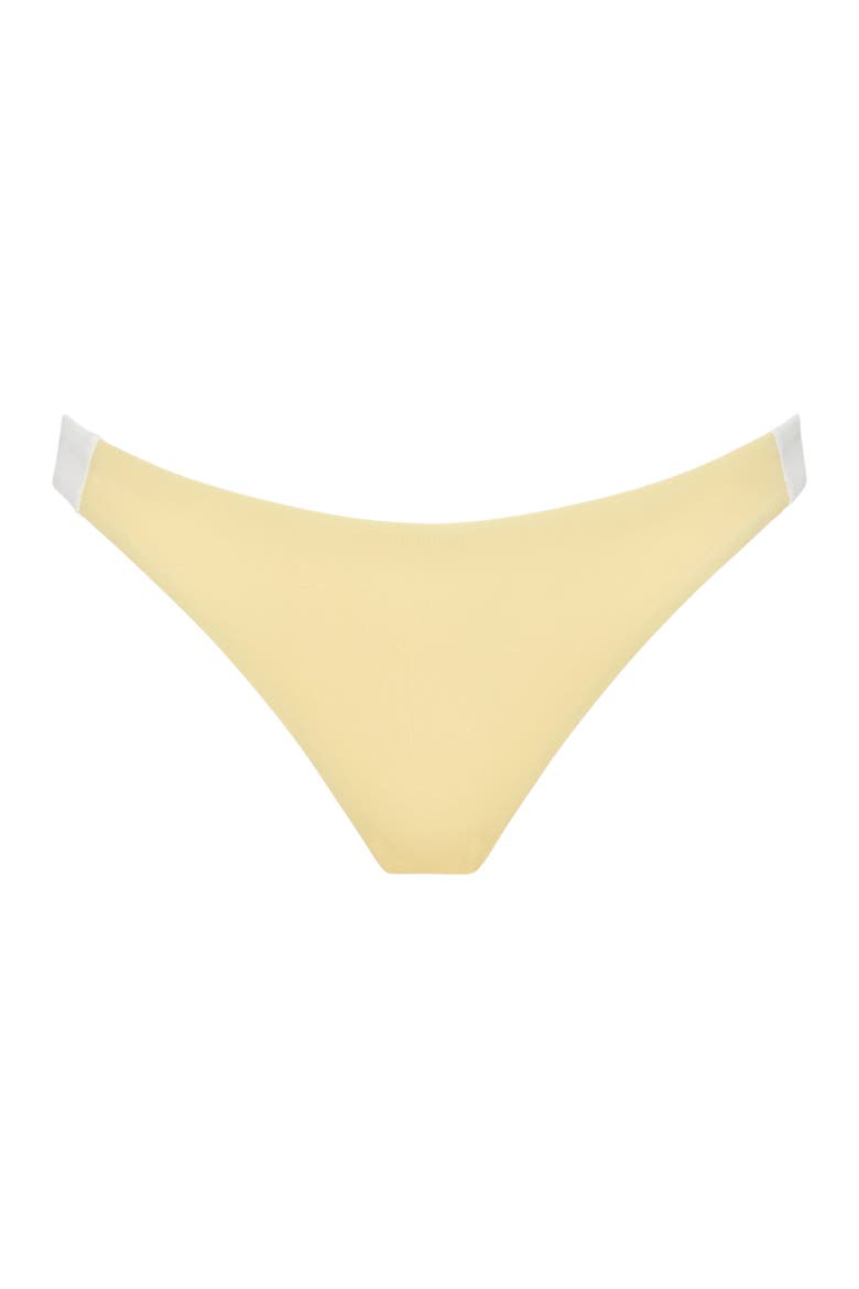 Lucie Bikini Bottom, Alternate, color, Limoncello/White