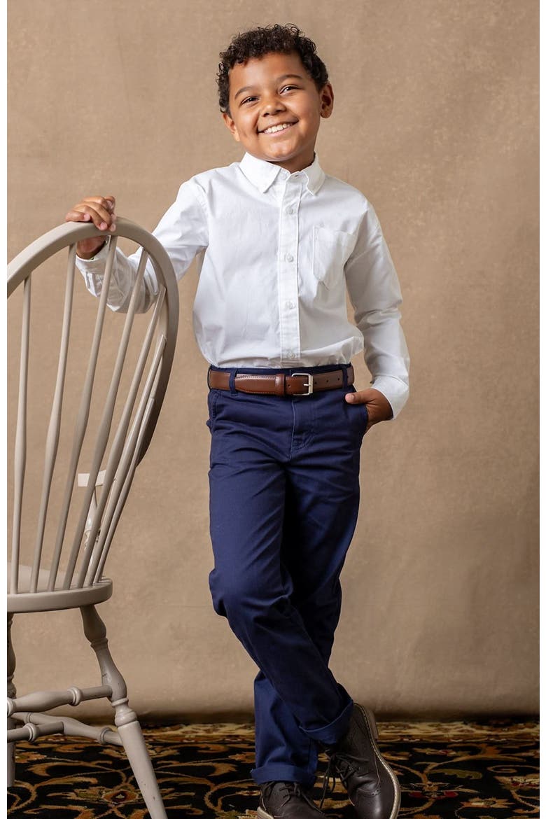 Kids' Organic Skinny Stretch Twill Chino Pant, Alternate, color, Skinny Stretch Navy